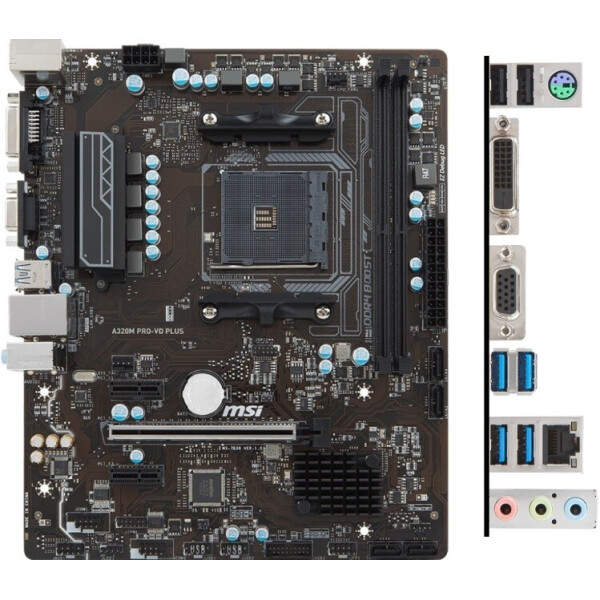 

Материнская плата MSI A320M PRO-VD PLUS