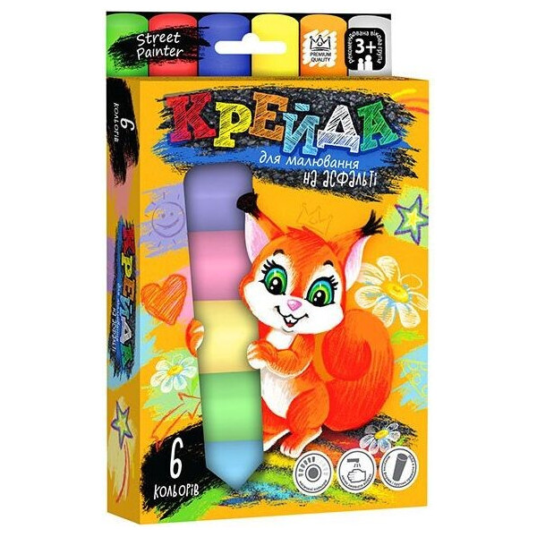 

Мел для рисования на асфальте БОЛ 6 шт. MEL-01-04