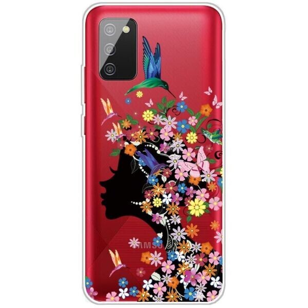 

Силиконовый (TPU) чехол Deexe Pretty Glossy для Samsung Galaxy A02s (A025) - Beauty