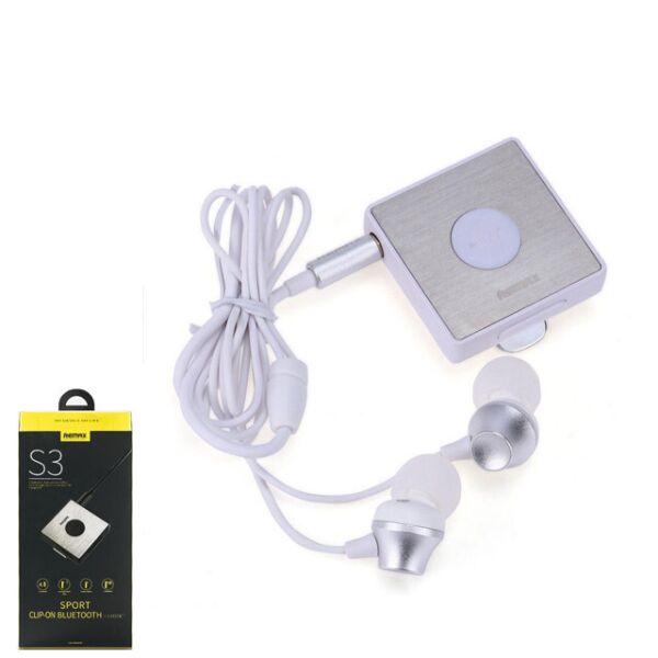 

Наушники bluetooth BT4.1 Clip-on Receiver Remax RB-S3 Silver