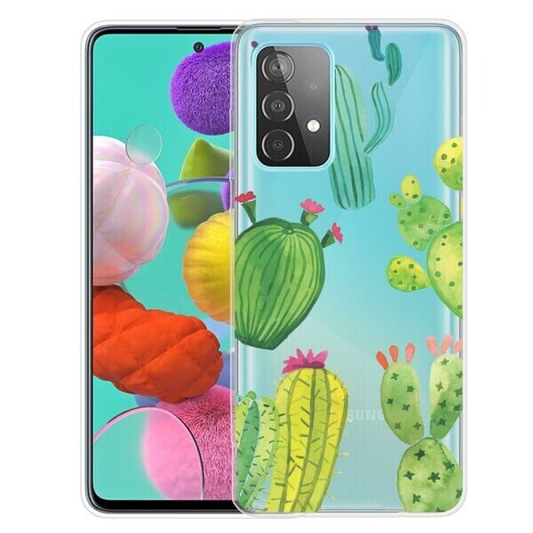

Силиконовый (TPU) чехол Deexe Pretty Glossy для Samsung Galaxy A32 (А325) - Cactus