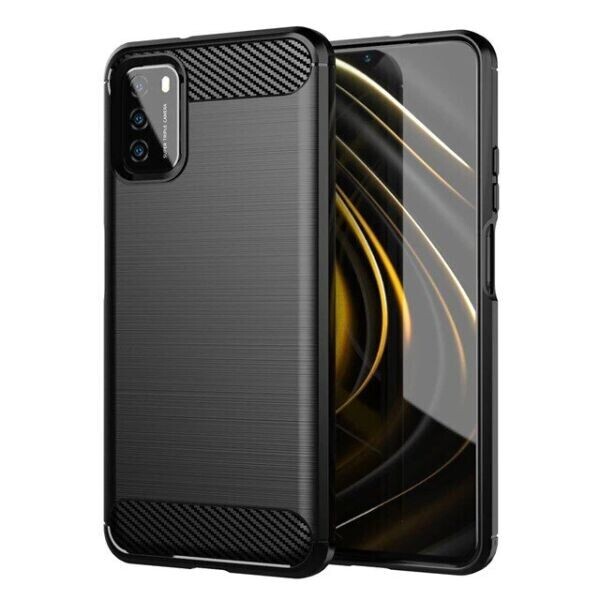 

Защитный чехол UniCase Carbon для Xiaomi Poco M3 - Black