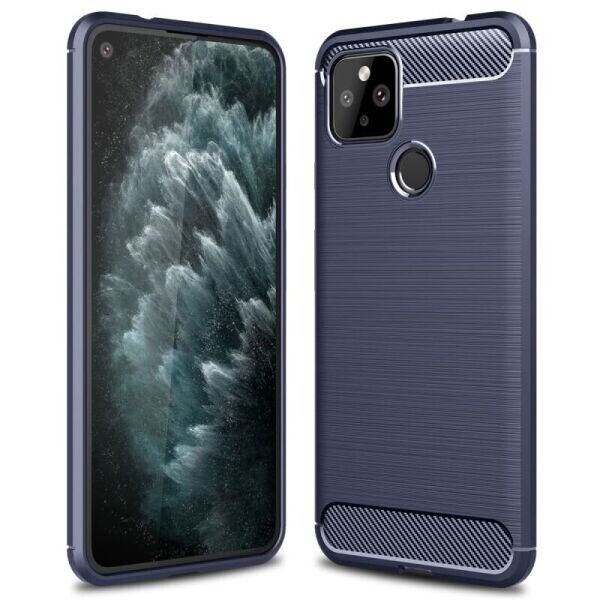 

Защитный чехол UniCase Carbon для Google Pixel 4a 5G - Blue