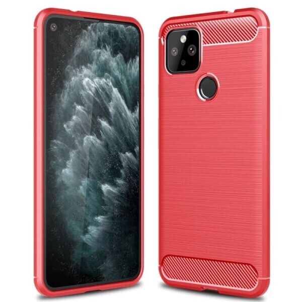 

Защитный чехол UniCase Carbon для Google Pixel 4a 5G - Red