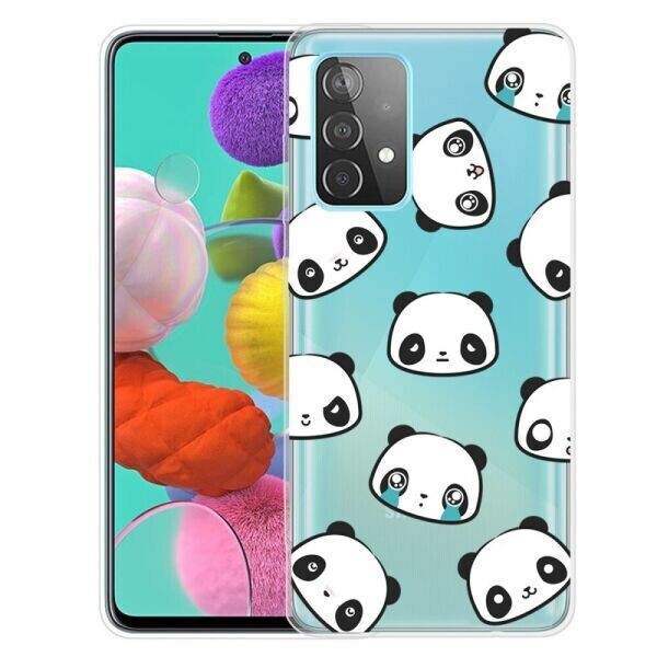 

Силиконовый (TPU) чехол Deexe Pretty Glossy для Samsung Galaxy A52 (A525) - Pandas