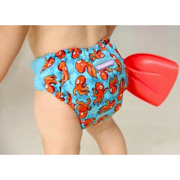 

Многоразовый подгузник Pantaloon Осьминог и бирюза с вкладышем (464178)
