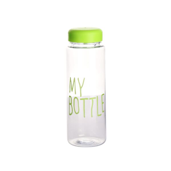 

Бутылка походная My bottle в чехле салатовая крышка
