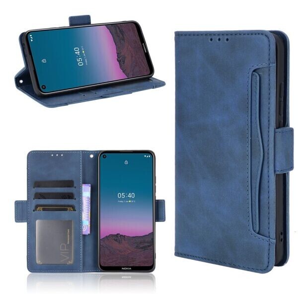 

Чехол Deexe Wallet Stand для Nokia 5.4 - Blue