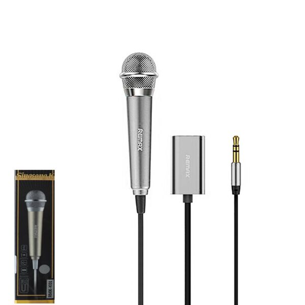 

Мини микрофон Remax Sing Song K Microphone RMK-K01 Silver