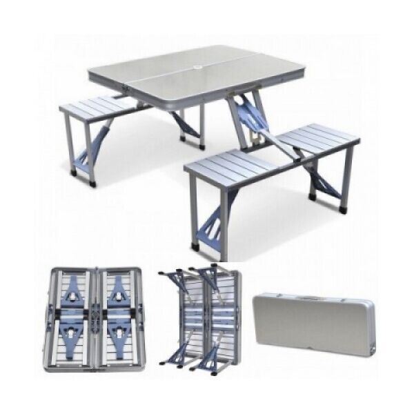

Стол Picnic Table Складной алюминиевый стол для пикника со стульями