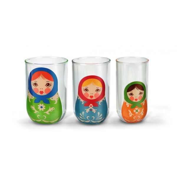 

Стаканы Fred Friends Матрешки 3 шт