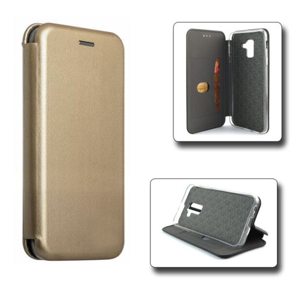 

Чехол-книжка Book Case для Samsung Galaxy A6 Plus 2018 (A605) Золотистый