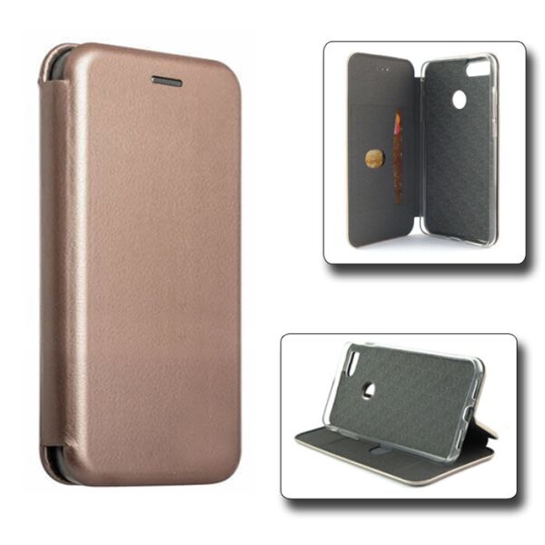 

Чехол-книжка Book Case для Xiaomi Mi 8 Lite Rose gold