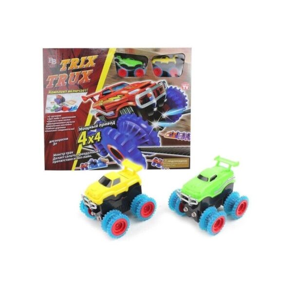 

Монстр трак популярный игрушечный трек Trix Trux 1938 (2 машинки)