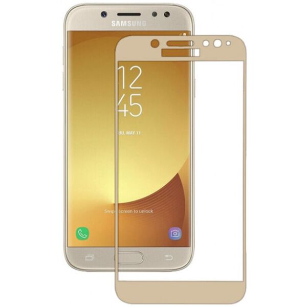 

Защитное стекло для Samsung Galaxy J7 (2017) J730 Gold