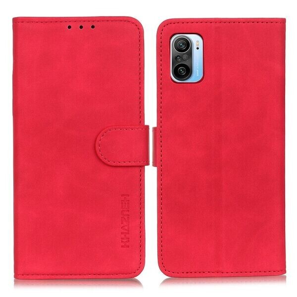 

Чехол-книжка KHAZNEH Retro Wallet для Xiaomi Poco F3 / Redmi K40 / Redmi K40 Pro - Red