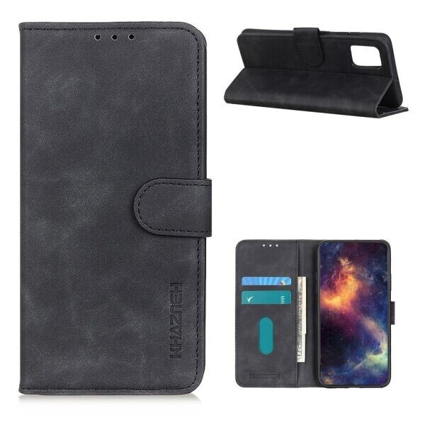 

Чехол-книжка KHAZNEH Retro Wallet для Samsung Galaxy A72 (А725) - Black