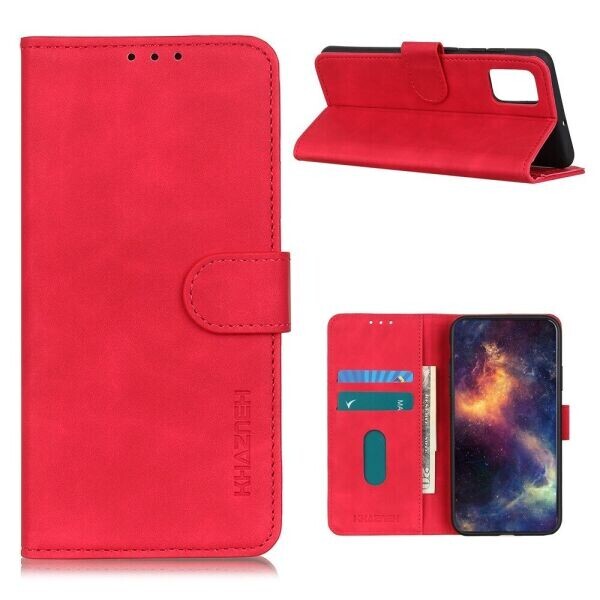 

Чехол-книжка KHAZNEH Retro Wallet для Samsung Galaxy A52 (A525) - Red