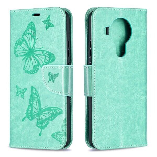 

Чехол UniCase Butterfly Pattern для Nokia 5.4 - Green
