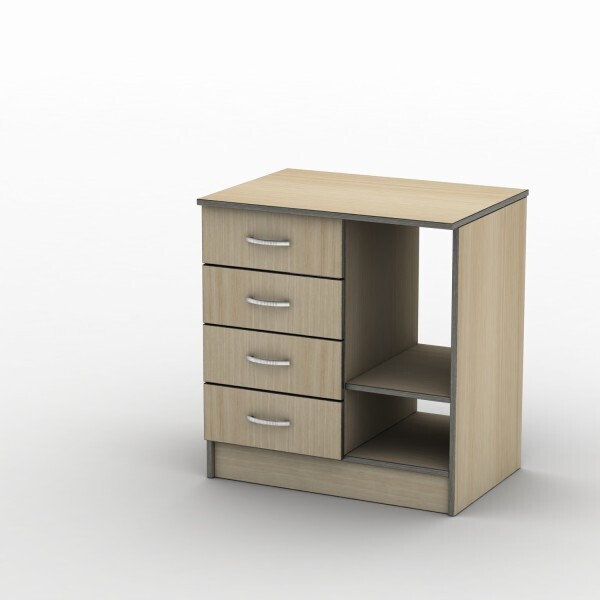 

Тумба офисная Тиса ТП-1 Дуб молочный