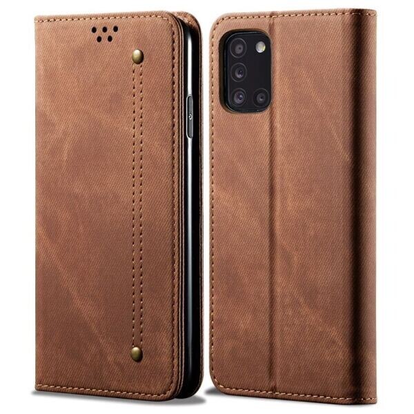 

Чехол-книжка UniCase Jeans Wallet для Samsung Galaxy A31 (A315) - Brown
