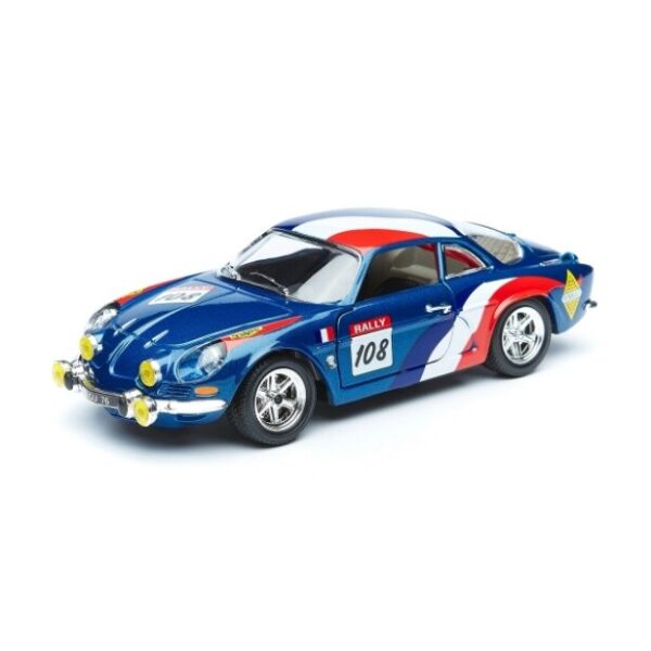 

Bburago Машинка металлическая ралли 1:24 Alpine Renault A110 1600S, синяя, 18-22022