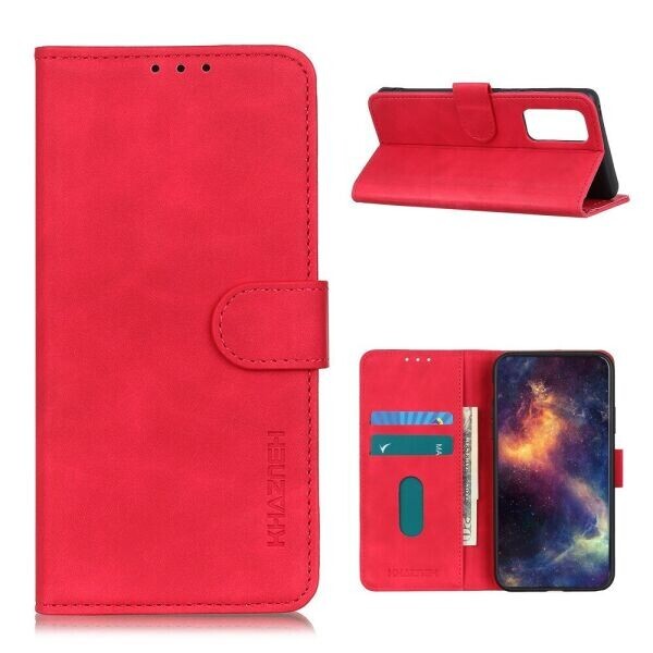 

Чехол-книжка KHAZNEH Retro Wallet для OnePlus 9 Pro - Red