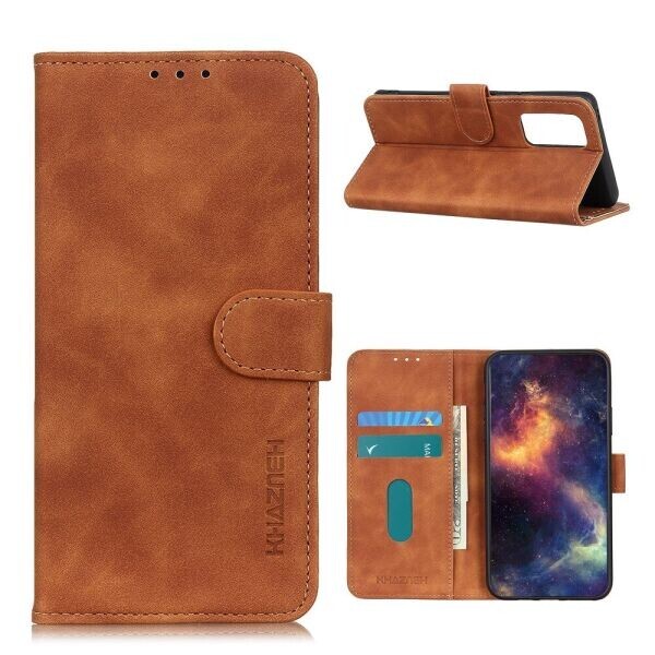 

Чехол-книжка KHAZNEH Retro Wallet для OnePlus 9 Pro - Brown