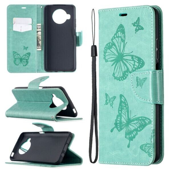 

Чехол-книжка UniCase Butterfly Pattern для Xiaomi Mi 10T Lite - Cyan