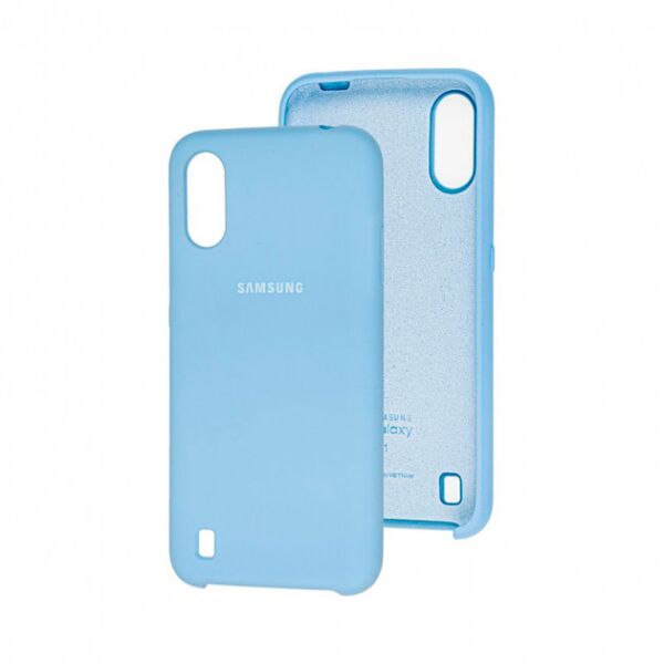 

Чехол-накладка Silicone Case Hifrend для Samsung Galaxy A01 (A115) Lilac