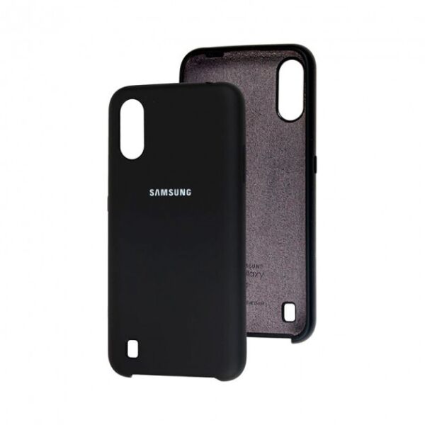 

Чехол-накладка Silicone Case Hifrend для Samsung Galaxy A01 (A115) Черный