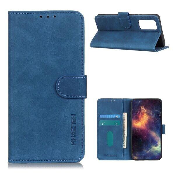 

Чехол-книжка KHAZNEH Retro Wallet для OnePlus 9 - Blue