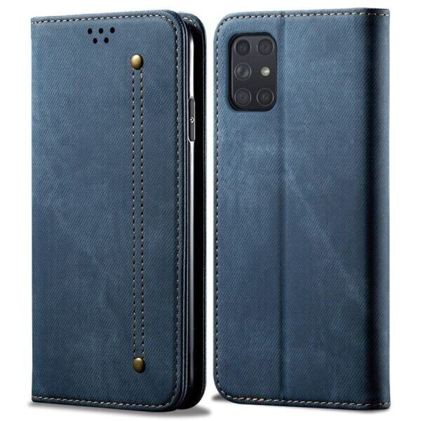 

Чехол-книжка UniCase Jeans Wallet для Samsung Galaxy A72 (А725) - Blue