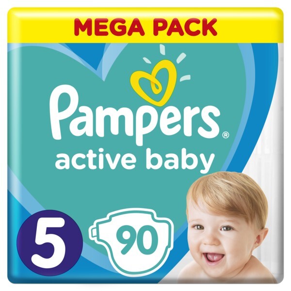 

Подгузники Pampers Active Baby 5 (11-16 кг), 90 шт.