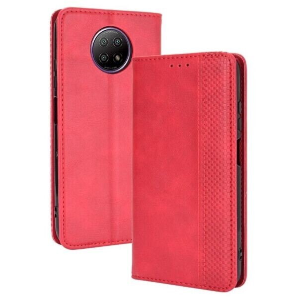 

Чехол Deexe Retro Style для Xiaomi Redmi Note 9T - Red