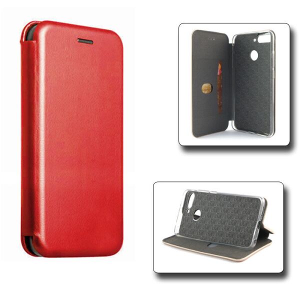 

Чехол-книжка Book Case для Honor 7C Pro Красный