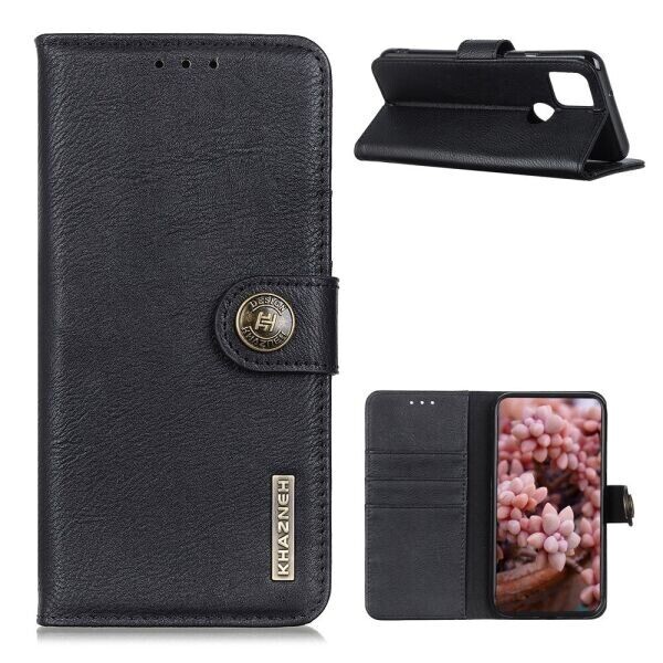 

Чехол-книжка KHAZNEH Wallet Cover для Oppo A15 / A15s - Black