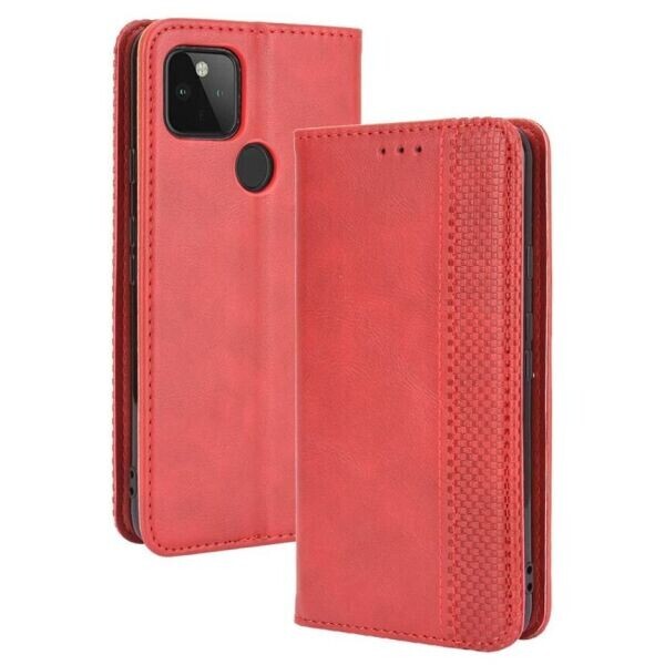 

Чехол Deexe Retro Style для Google Pixel 4a 5G - Red