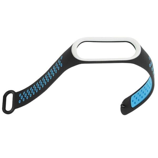 

Ремешок Deexe Dot Color для Xiaomi Mi Band 3 - Dark Blue/Blue