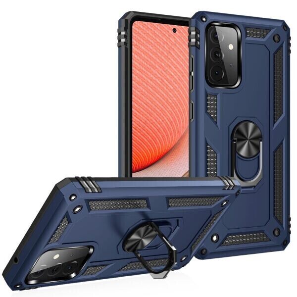 

Защитный чехол Deexe Armor Case для Samsung Galaxy A72 (А725) - Dark Blue