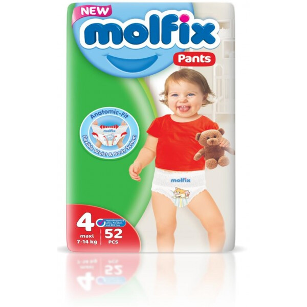 

Подгузники-трусики Molfix 4 (7-14 кг), 52 шт.