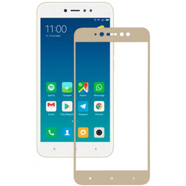 

Защитное стекло для Xiaomi Redmi Note 5A Gold