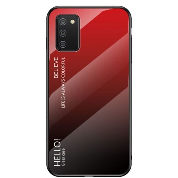 

Защитный чехол Deexe Gradient Color для Samsung Galaxy A02s (A025) - Red / Black