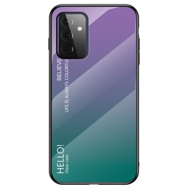 

Защитный чехол Deexe Gradient Color для Samsung Galaxy A72 (А725) - Purple / Green