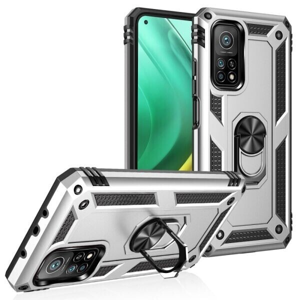 

Защитный чехол Deexe Armor Case для Xiaomi Mi 10T / Mi 10T Pro - Silver