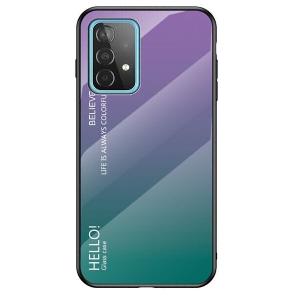 

Защитный чехол Deexe Gradient Color для Samsung Galaxy A52 (A525) - Purple / Green