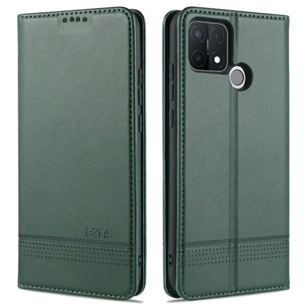 

Чехол-книжка AZNS Classic Series для Oppo A15 / A15s - Dark Green