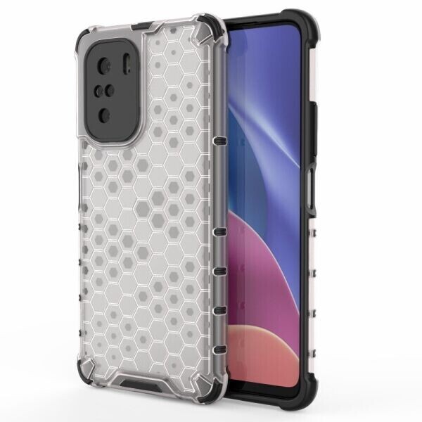

Защитный чехол Deexe Honeycomb Series для Xiaomi Poco F3 / Redmi K40 / Redmi K40 Pro - Grey