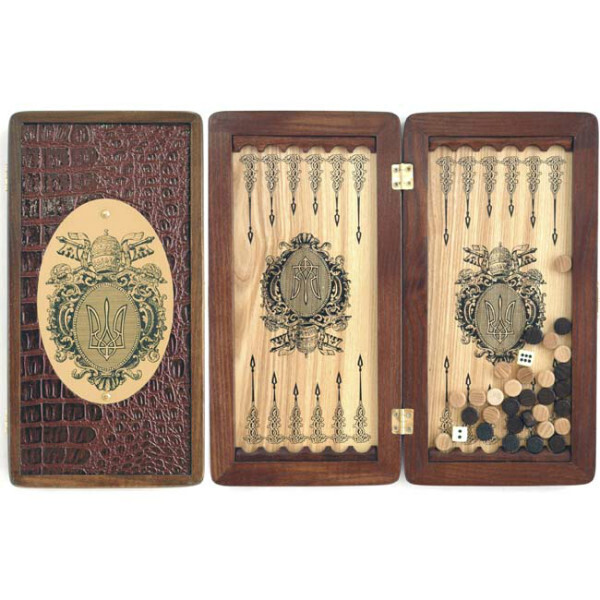 

Нарды дорожные, деревянные ";Трезуб";