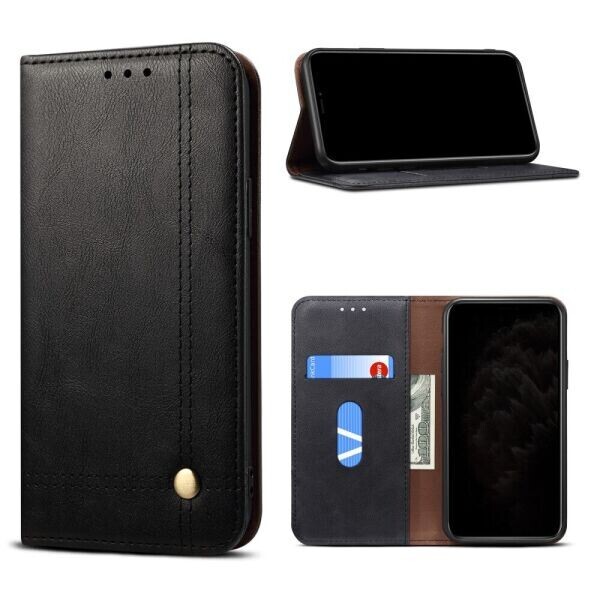

Чехол-книжка Deexe Retro Book для Xiaomi Poco M3 - Black